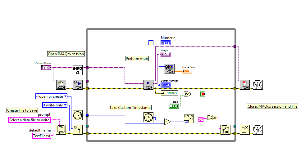 IMAQdx Grab with Custom Timestamp in Milliseconds NI Community